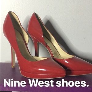 Nine West red heels